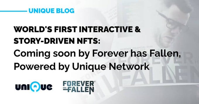 Forever Has Fallen to Release the World's First Interactive & Story-Driven NFT Collection