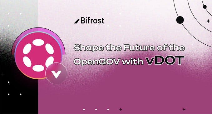 vDOT is now supported on Polkadot OpenGov! 🎉